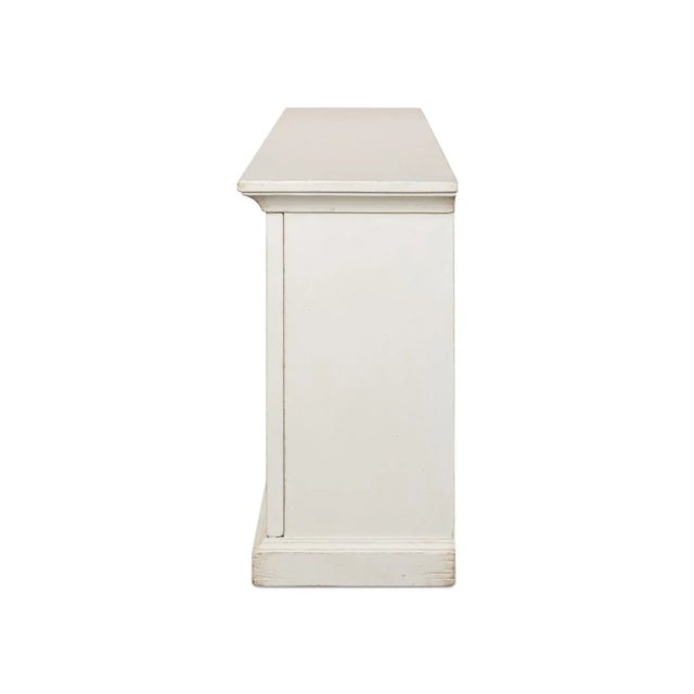 Wood French Antique White Buffet For Sale - Image 7 of 10