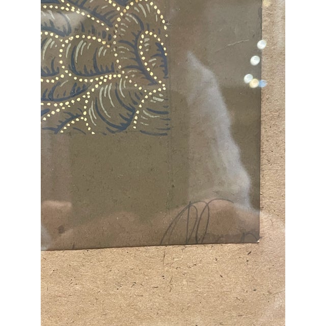 Antique French Wall Covering Strike-Off For Sale - Image 9 of 12