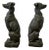 Large Sculptural Greyhound Dogs, 1960s, Set of 2 For Sale