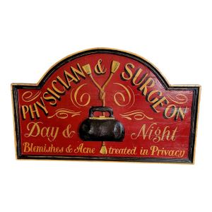 Antique ,Vintage Physican & Surgeon Street Sign