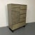 Modern Pickled Modern Hi Chest, Armoire Cabinet, Wardrobe, Metal Base For Sale - Image 3 of 13