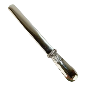 Antique 84 Zolotnik Silver Page Cutter or Letter Opener - Sl