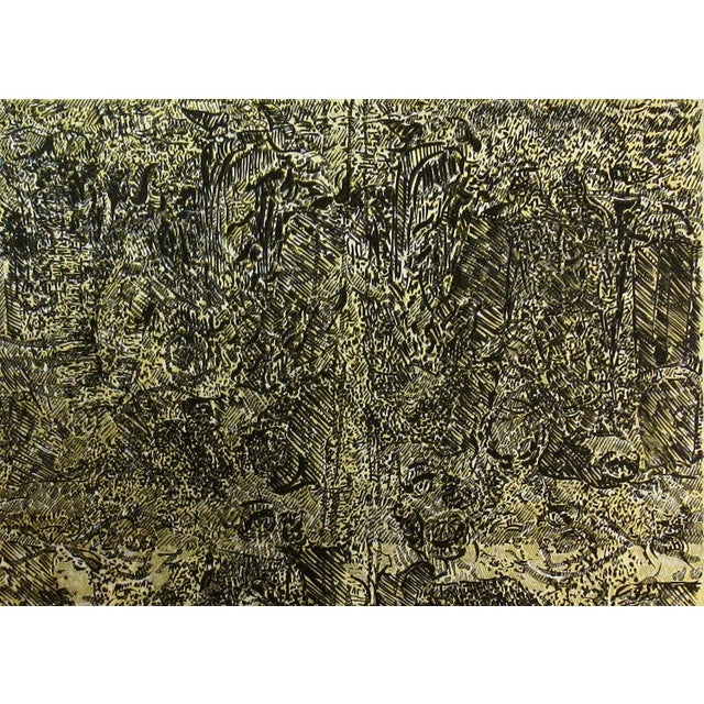 Francois Rouan Sans Titre Ii C. 1980 Original Print For Sale - Image 4 of 7