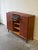 Authentic vintage Danish Mid-Century Modern teak cabinet / sideboard, made in Denmark circa 1960s. This elegant storage...