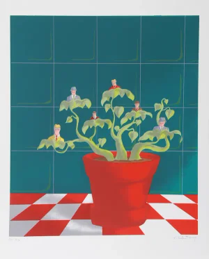 E. Salem-Krieger, "Budding Lawyers," Serigraph