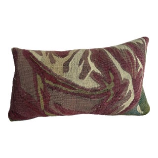 17rh Century Antique Brussels Baroque Tapestry Pillow Abstract Design For Sale
