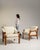 Pair of Danish Modern Bouclé Upholstered Armchairs, Antique, Denmark, Circa 1970 For Sale - Image 10 of 13