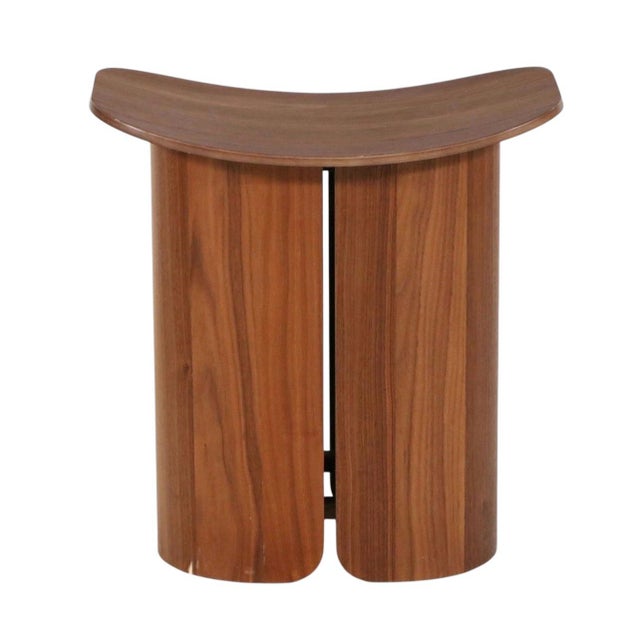 Pair of Ligne Roset San Stools, Studio Klass – Walnut Bentwood For Sale In Cincinnati - Image 6 of 12