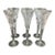 1990s Waterford Crystal Toasting Flutes - Set of 6 For Sale