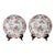Pair Antique Chinoiserie Style Georgian Hicks & Meigh Ironstone Plates For Sale