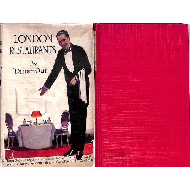 'DINER-OUT' [120] pp. Brentano's 1924 6 3/4" x 4 1/4" This slender book reviews the leading restaurants of 1920s London....