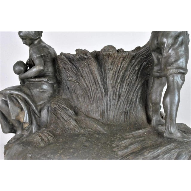 Large 19th Century Tin Vase by A Larroux for Siot For Sale - Image 10 of 18