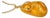 Late 20th Century 14K Yellow Gold Amber Citrine Pendant Necklace For Sale