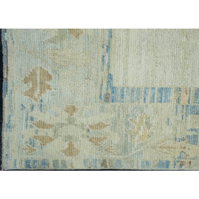 Turkish Oushak Rug 8'8" x 11'5" #18537 For Sale - Image 4 of 8