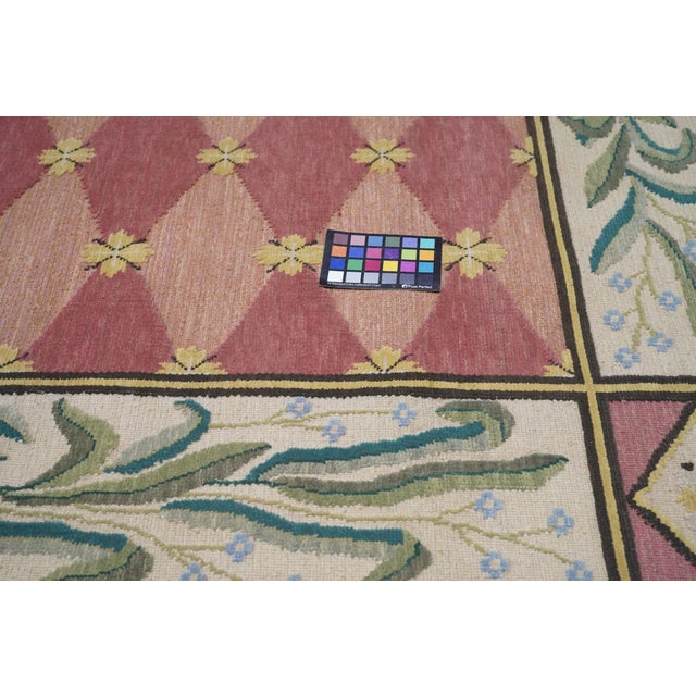 Brown Turkish Sumak Rug 6'0" X 9'0" For Sale - Image 8 of 10