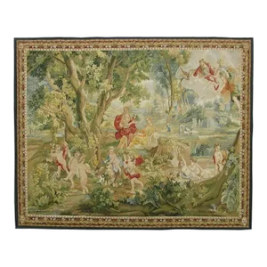 Vintage Tapestry Depicting Royal Nobles