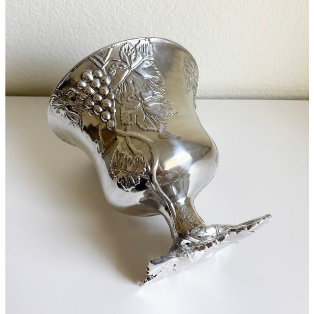 Arthur Court Grapes & Leaves Champagne Bucket, Bottle Chiller, 2002 For Sale - Image 11 of 12