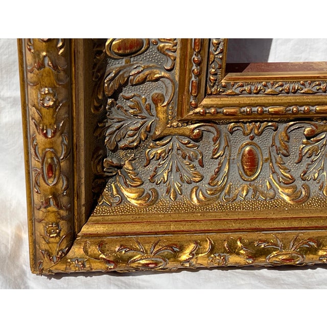 Huge Ornate Wood Frame, Fits Art 40x60" For Sale In Sacramento - Image 6 of 16