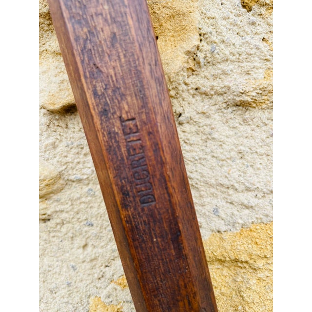 Antique Walnut Carpenter Compass by E. Ducretet, 1870s For Sale - Image 9 of 18
