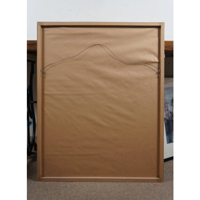 Roy Fairchild Woodard Monaco Impressionist Portrait Lithograph Print 38" For Sale - Image 12 of 12