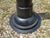 Antique Round Oak Top Pub Table or Game Table With Cast Iron Column Base For Sale - Image 11 of 17