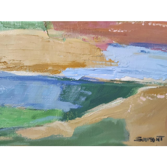 2020s Couleurs Ephemeres, Abstract Landscape, Comptemporary by Sophie Dumont For Sale - Image 5 of 8