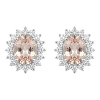 18k Gold Diamond 0.59ct Semi Stone Stud Earrings, New, Pair For Sale