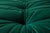 Ligne Roset Bottle Green Velvet Togo Pouf by Michel Ducaroy for Ligne Roset For Sale - Image 4 of 5
