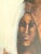Late 20th Century Vintage Original Abstract Portrait of Woman For Sale - Image 5 of 12