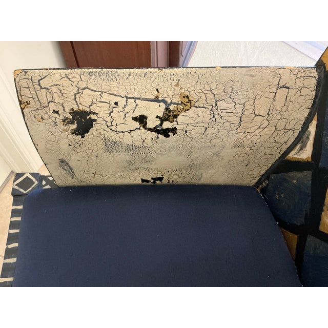 John Wilkie One-of-a-Kind Hand-Painted Whimsical Artisan Accent Chair For Sale - Image 14 of 14