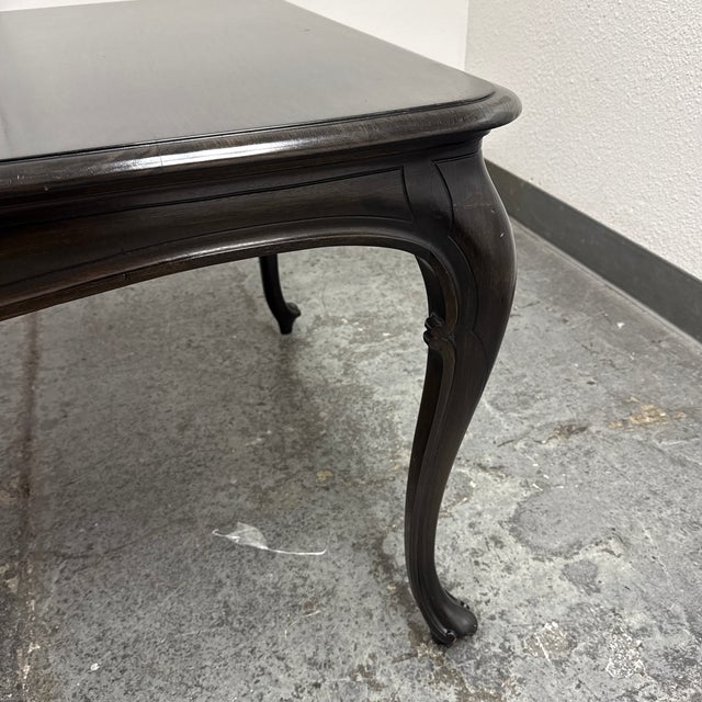 Louis XV Style Wood Dining Table, Vintage For Sale - Image 10 of 12