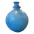 1960s Cenedese Attributable Light Blue Scavo Murano Glass Vase For Sale