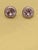 Modern 24 Ct Round Natural Pink Amethyst Earrings 18 Karat White Gold Post Backs For Sale - Image 3 of 8