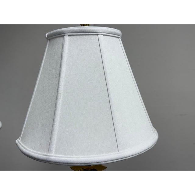 Remington Lamp Crystal Corinthian Column Table Lamps, Pair For Sale In San Francisco - Image 6 of 12