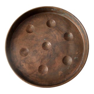 Antique Copper Escargot Pan For Sale
