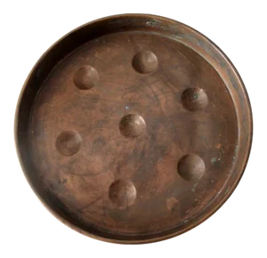 Antique Copper Escargot Pan