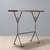 Red Console Table with Red Lacquered Wood Top, 1990s For Sale - Image 8 of 9