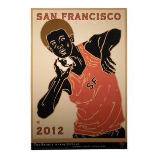 Original San Francisco Olympic Summer Games Poster, 2002 by David Lance Goines For Sale