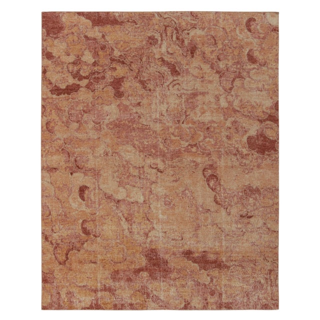 Brick Red Rug & Kilim’s Red Sky Rug, 6x9 For Sale - Image 8 of 8