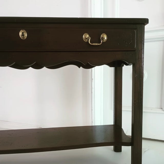 Vintage Mahogany Console Table For Sale - Image 4 of 12