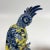 Chinoiserie 1990s Set of 2 Hand Painted Porcelain Chinoiserie Blue and Yellow Birds For Sale - Image 3 of 9