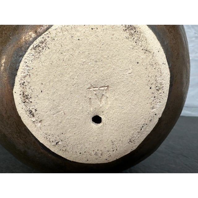 Studio Art Pottery Large Apple Figurine Sculpture For Sale - Image 11 of 12