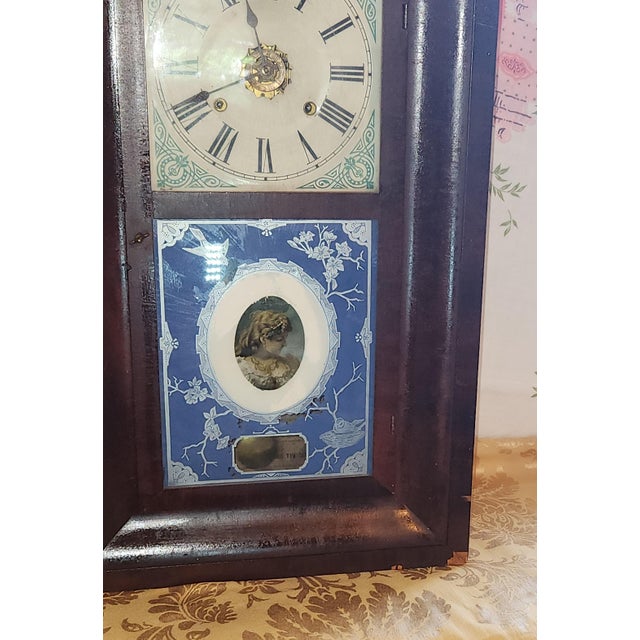 Ansonia OGEE antique Civil War Era shelf clock, made between 1854-1870, fully functional with original weights, pendulum...