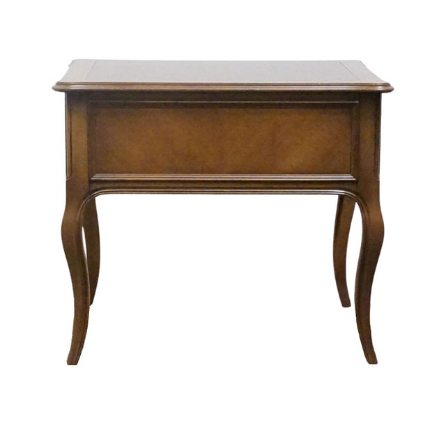 Hekman Furniture Pecan Italian Provincial 22" Accent End Table For Sale - Image 11 of 11