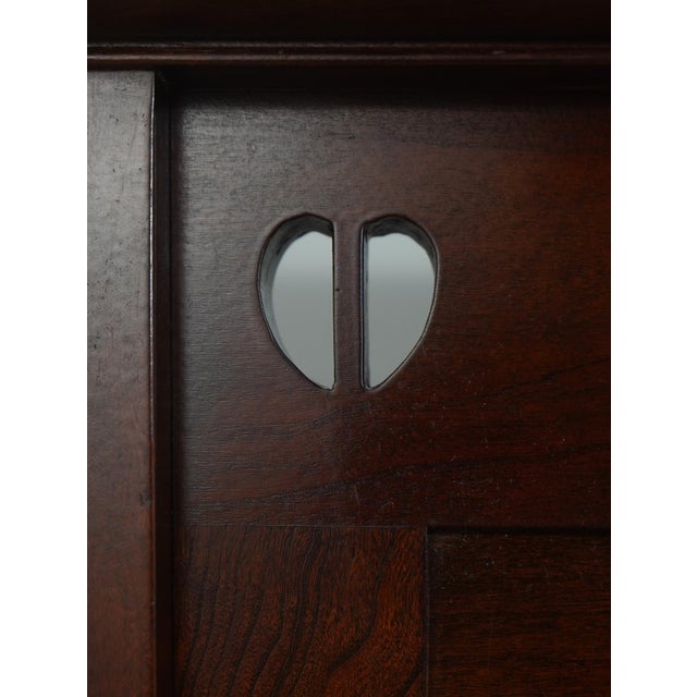 2010s Stickley King Size Model 8747 Cherry Panel Bed For Sale - Image 5 of 17