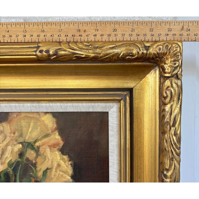 Yellow Roses painting by Mary Rasmussen from Midland Texas. She is dedicated to the “plein air” method while painting....