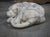 Italian Volterra Alabaster Sleeping Hound Sculpture – Bardiglio Grey, 20th C. For Sale - Image 11 of 14
