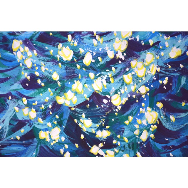 Glare on the Water 15. Original Contemporary Painting For Sale - Image 4 of 9