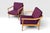 A beautiful pair of original Walter Knoll lounge chairs in a timeless mid-century design. The chairs have been...