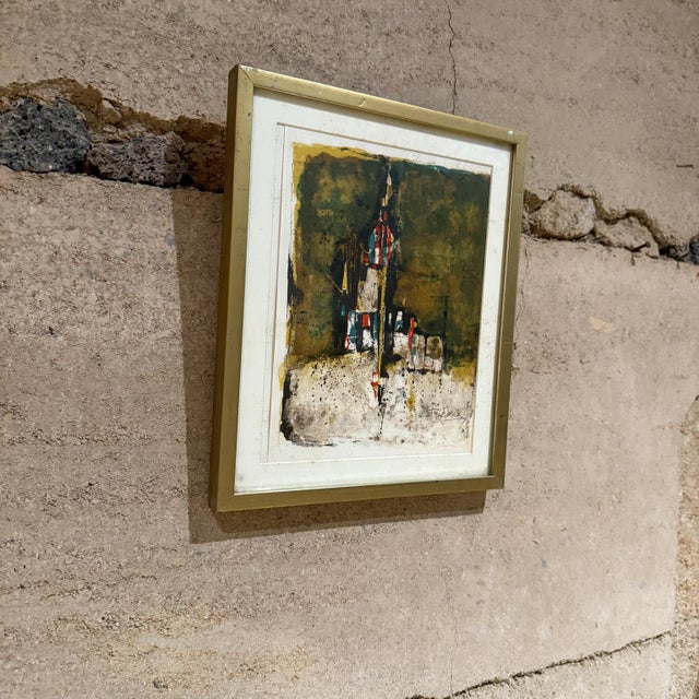 1965 Johnny Friedlaender Art Lithograph Etching Composition For Sale - Image 4 of 5